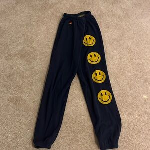 NAVY WITH BLUE SMILEY FACE AVIATOR NATION SWEATS